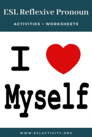 fun reflexive pronouns games activities worksheets lesson plans