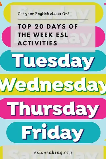 days of the week activities games worksheets and lesson plans