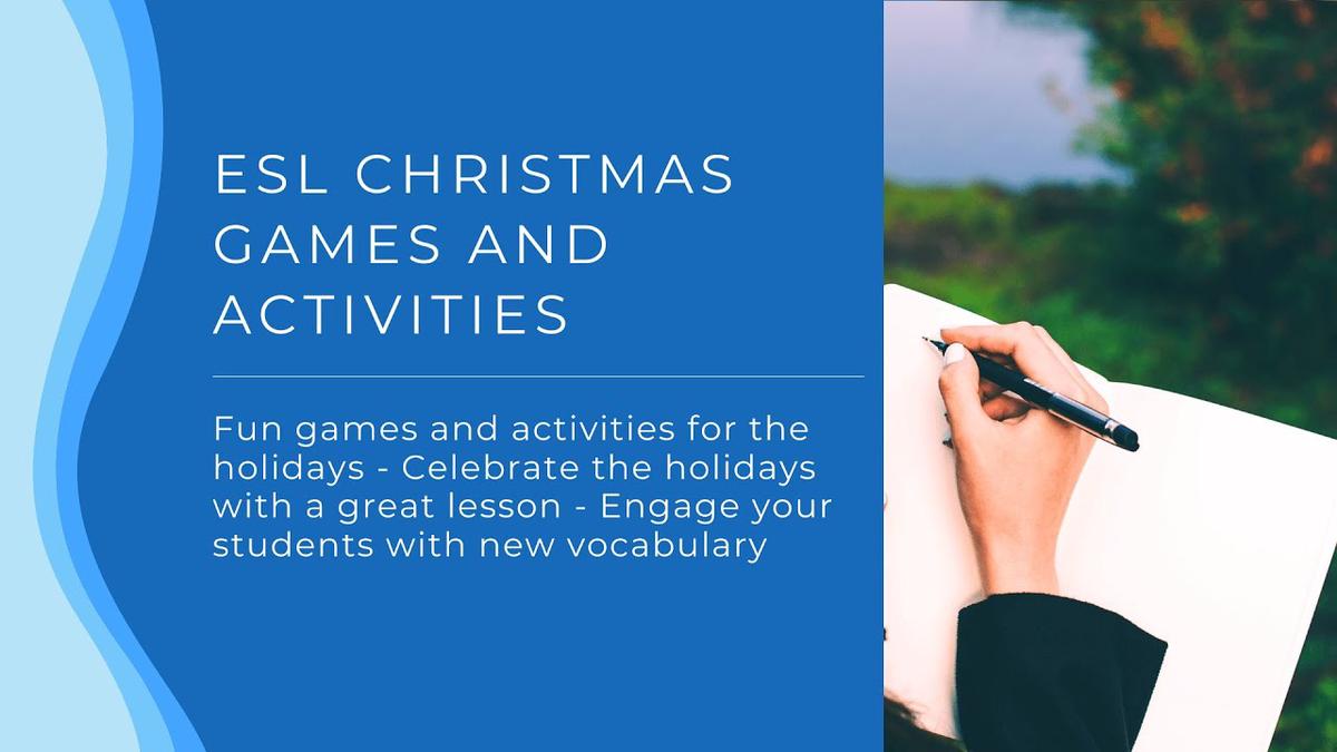 ESL Christmas Games and Activities: Have fun TEFL Christmas Lessons ...