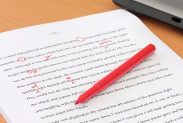 Proof-Reading + Editing ESL Reading and Writing Activity