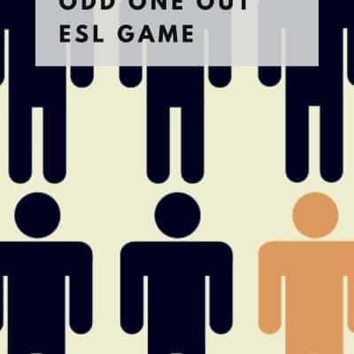 Odd One Out ESL Game | ESL Activities