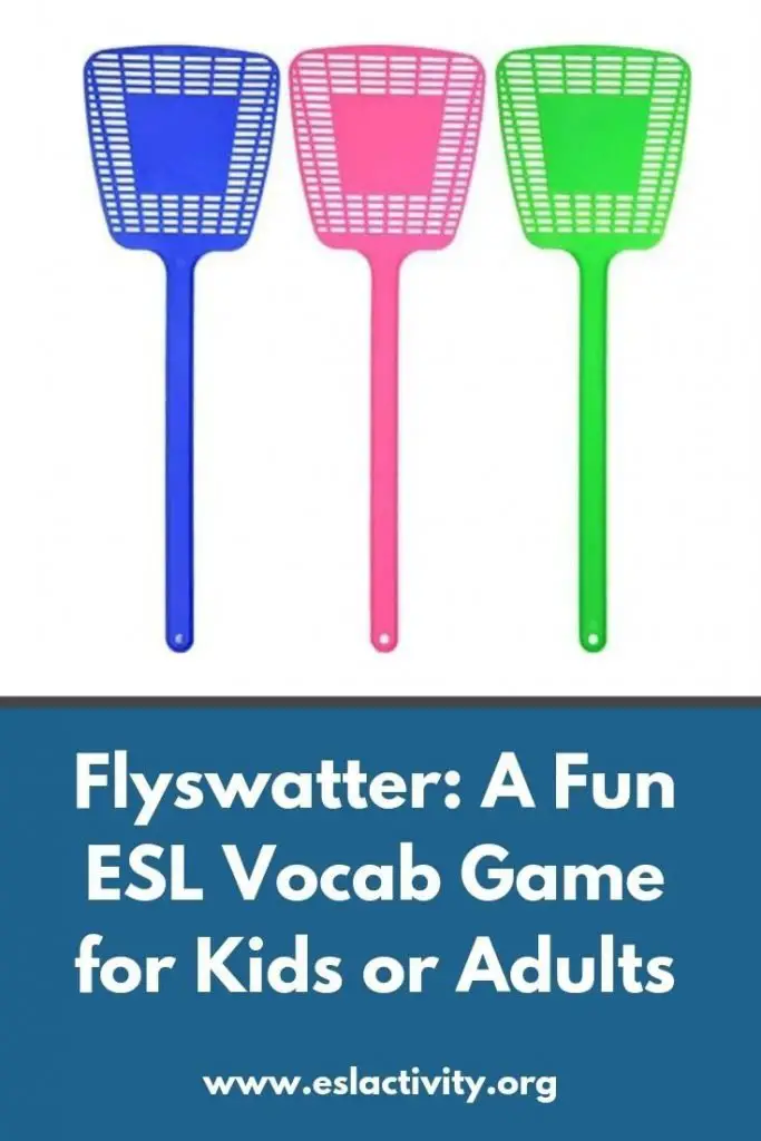 Fly Swatting Game For English Learners Help Students Learn Vocabulary