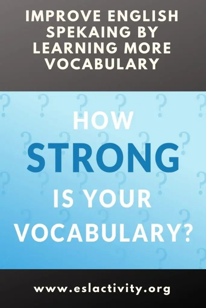 How To Improve Your English Speaking And Vocabulary