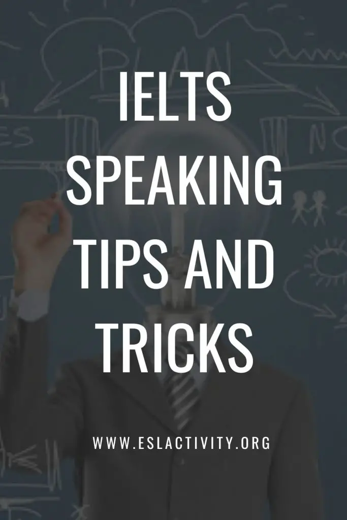 ielts speaking tips and tricks