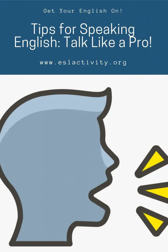 tips for speaking english