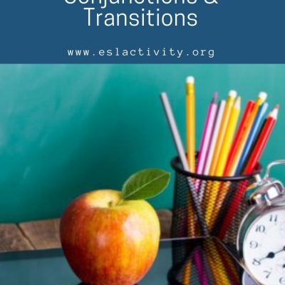 English Writing Tip: Use Conjunctions and Transitions