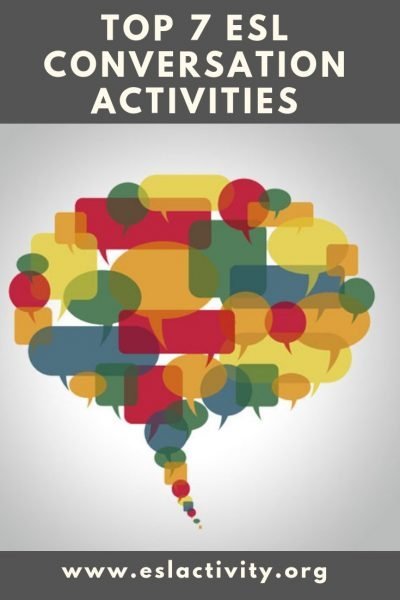 ESL Conversation Lessons, Games, and Activities for Adults