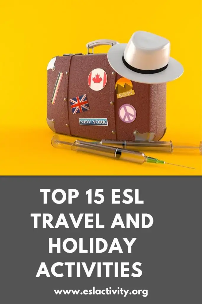ESL Holiday and Travel Lesson Games, Activities, Lesson Plans