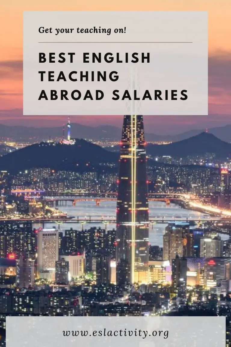 Highest Paying English Teaching Jobs Abroad Best ESL Salaries