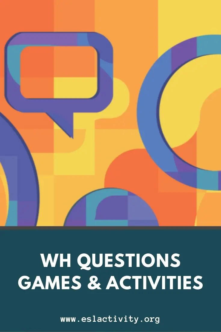 WH Question Games and Activities WH Questions Lesson Plans