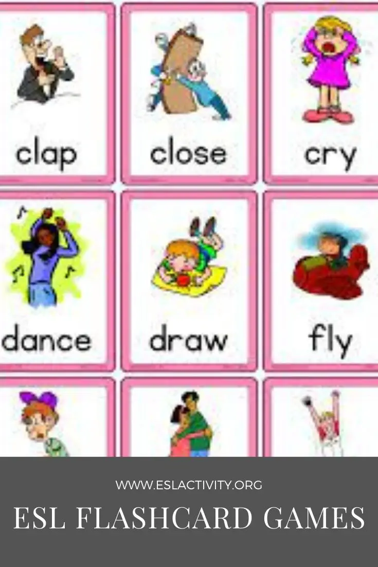 Flashcard Games For Kindergarten Esl