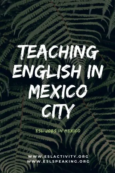 English teaching jobs in Mexico
