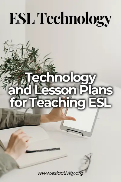 esl technology lesson plan