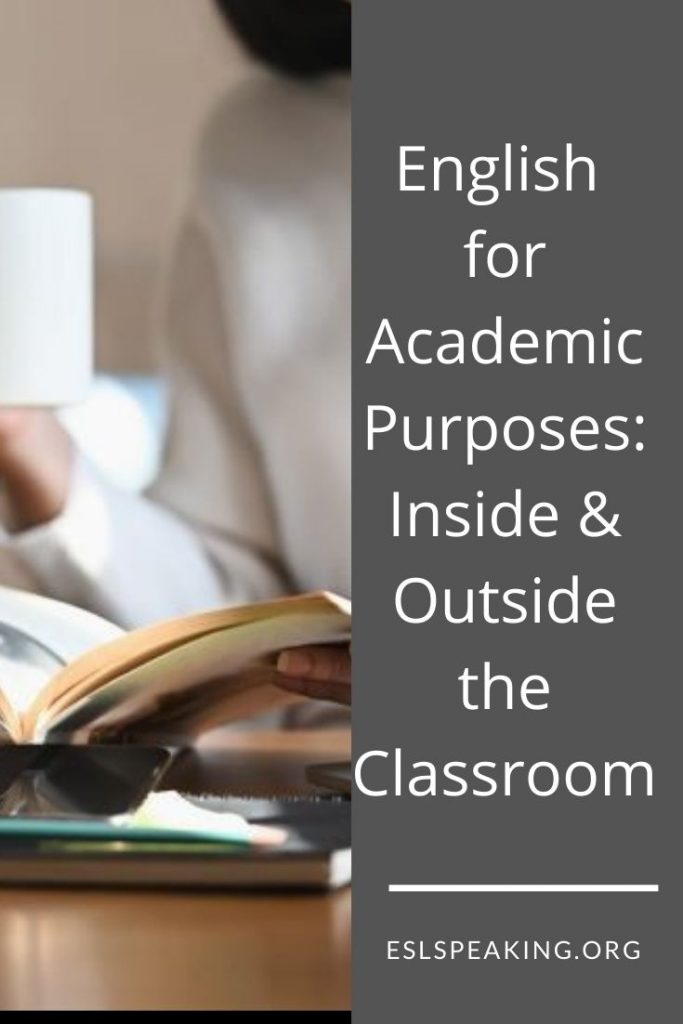 English for academic purposes book