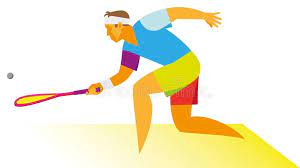 squash sport clipart