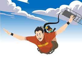 bungee jumping clipart