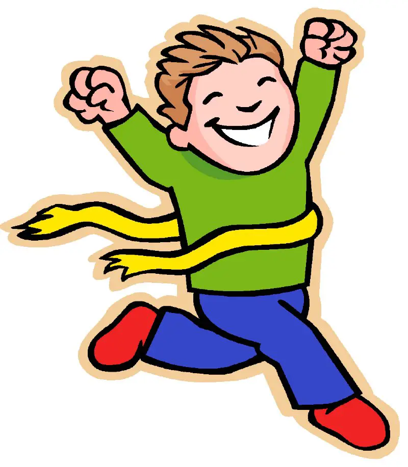person running a race