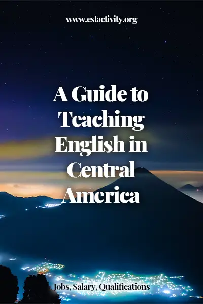 teaching english in central america