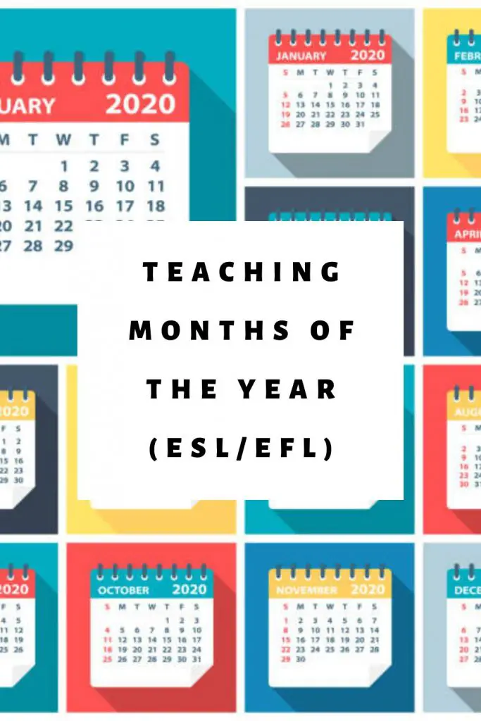 teach months of the year