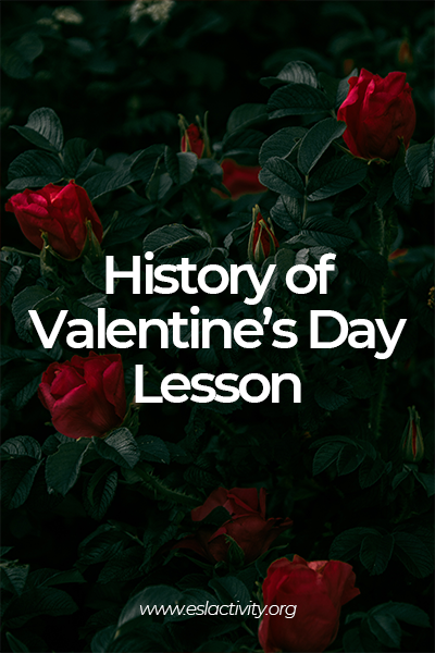 history of valentine's day lesson