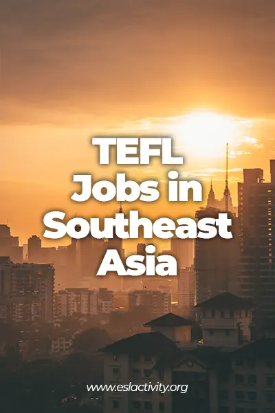 english teaching jobs in southeast asia