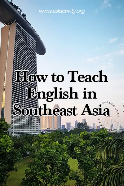 how to teach english in southeast asia
