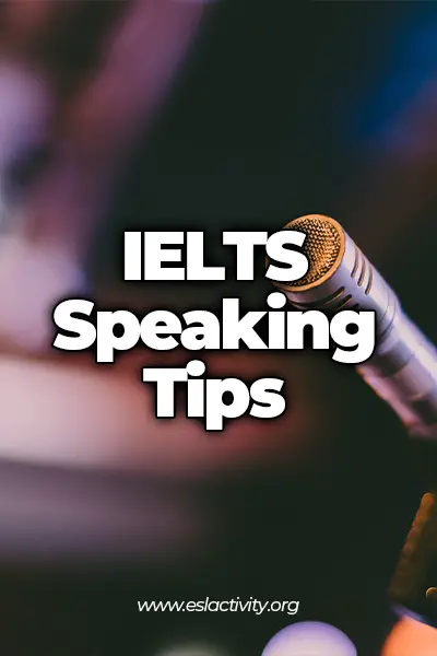 Tips for IELTS Speaking Test