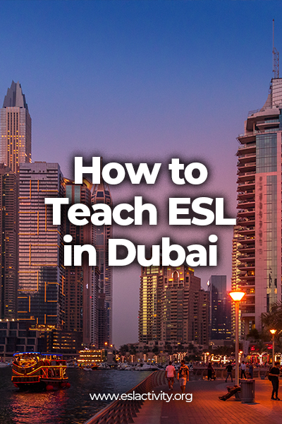 how to teach esl in dubai