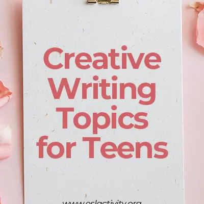 30 Creative Writing Prompts for Teens | Fun Journal Topics