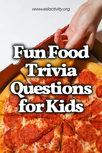 fun food trivia questions for kids