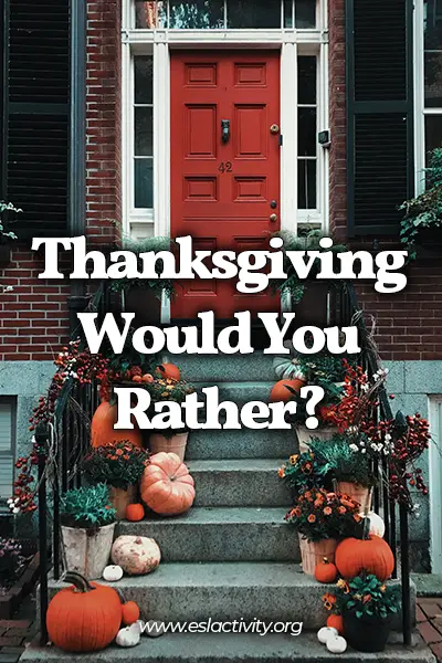 thanksgiving would you rather