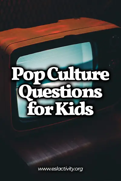 pop culture questions for kids