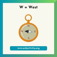 W west