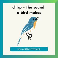 chirp bird sound