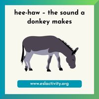 hee-haw donkey sound