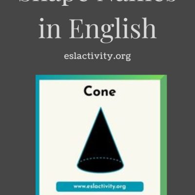 Shape Names with Pictures | Shapes in English for ESL/EFL