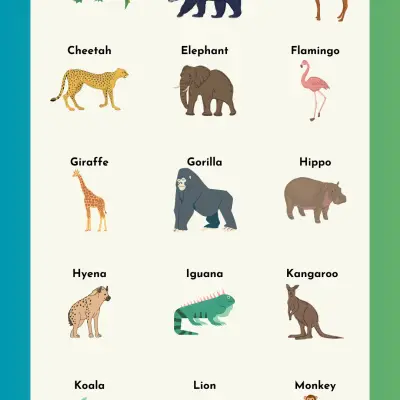 List of Zoo Animals | Most Common Zoo Animals in English
