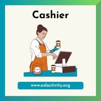 Cashier clipart