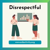 Disrespectful clipart