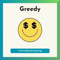 Greedy clipart