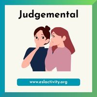 Judgemental clipart