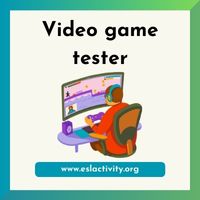 Video game tester clipart