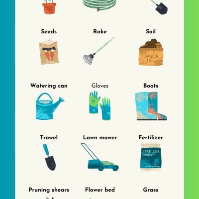 Gardening Tool Names in English with Pictures