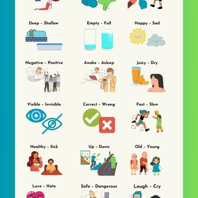 Opposite Words in English | Antonyms with Examples