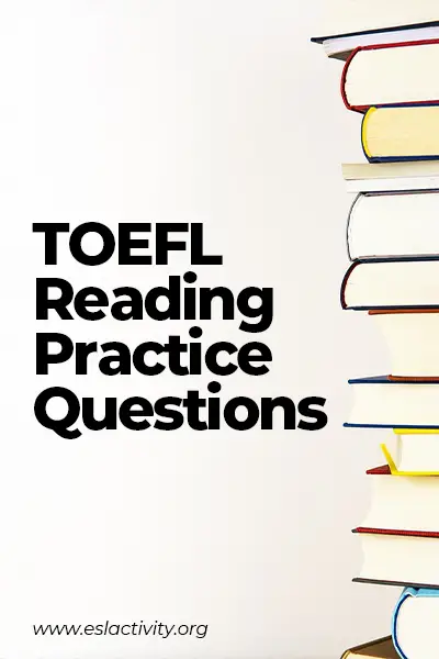 toefl reading practice questions