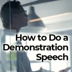 how to do a demonstration speech