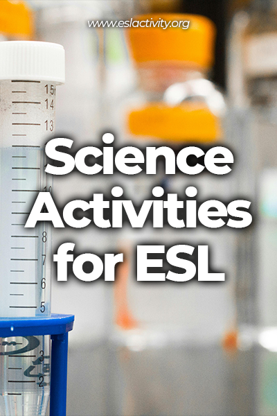 science activities for esl students
