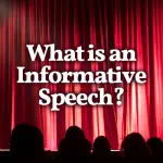 what is an informative speech