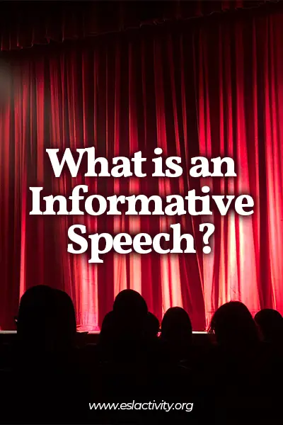 what is an informative speech