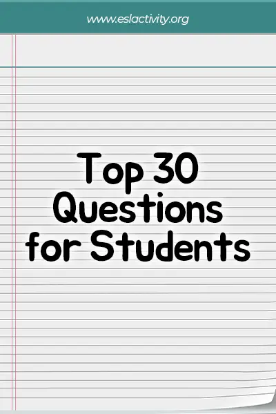 top 30 questions for students